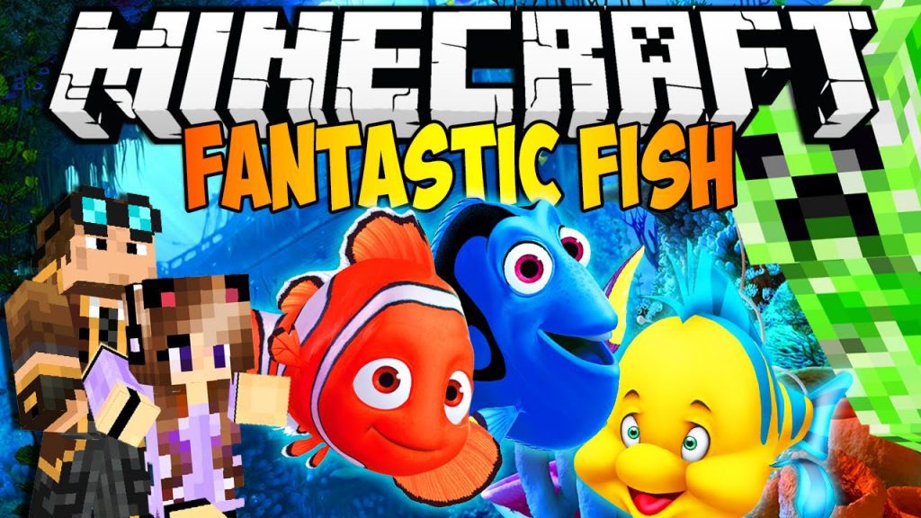 Fantastic Fish Mod 1.7.10 (Deep Sea Fishing, Jaws) 1