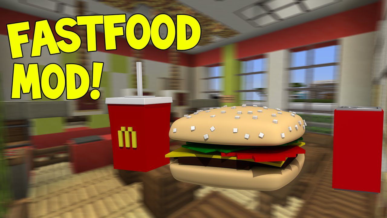 Fast Food Mod 1.7.10 (Minecraft Donalds) 1