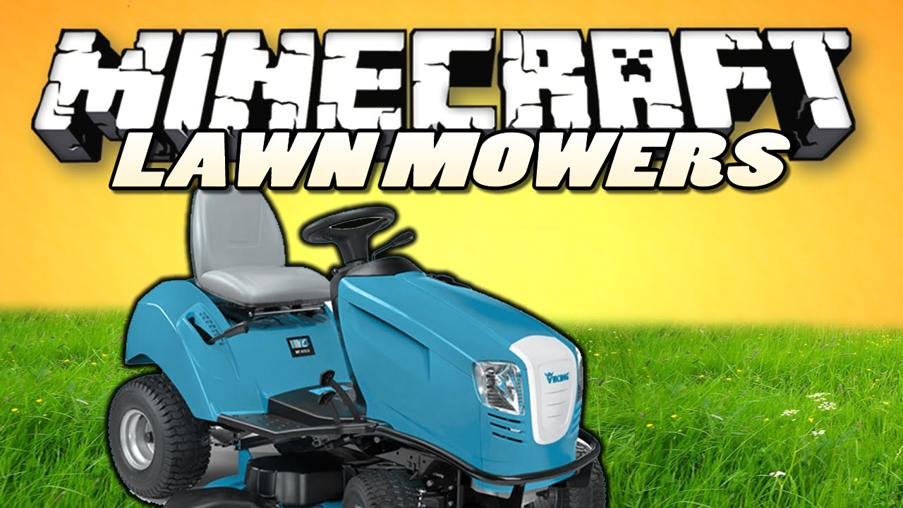 Lawnmower Mod 1.10.2 (Mow Grass & Ride Bikes) 1