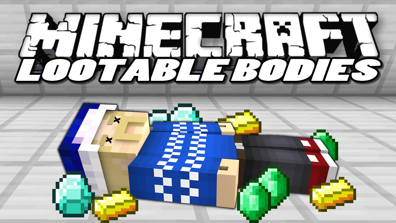 Lootable Bodies Mod 1.12.2, 1.11.2 (Never Lose Stuff Again) 1