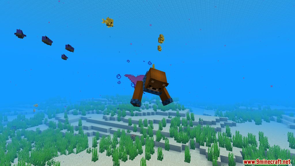 Mermaid Tail Mod (1.18.2, 1.16.5) - Mythical Creatures, Ocean Adaptations 4