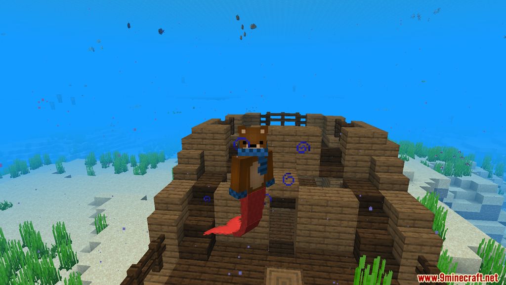 Mermaid Tail Mod (1.18.2, 1.16.5) - Mythical Creatures, Ocean Adaptations 6