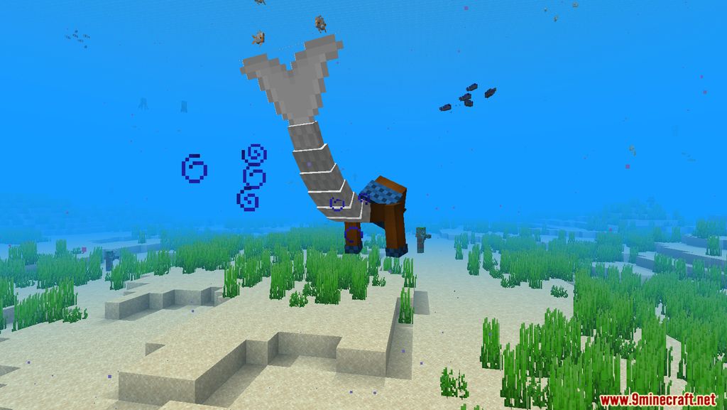 Mermaid Tail Mod (1.18.2, 1.16.5) - Mythical Creatures, Ocean Adaptations 8