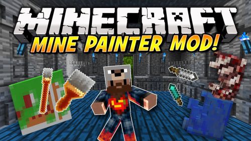 Mine Painter Mod 1.7.10 (Simple Sculpture and Pixel Art) Thumbnail