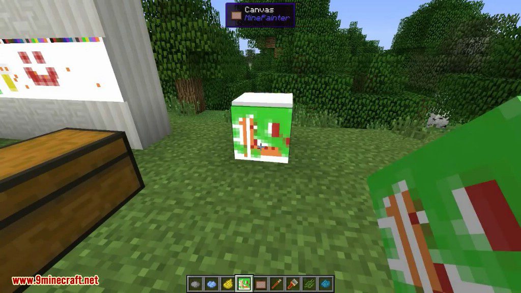 Mine Painter Mod 1.7.10 (Simple Sculpture and Pixel Art) 10