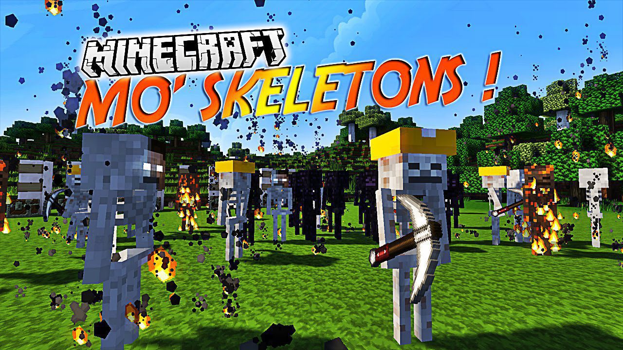 Mo' Skeletons Mod 1.7.10 (Skelebrine and Lord of Skeletons) 1