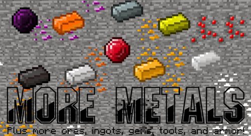 More Metal Mod 1.7.10 Thumbnail