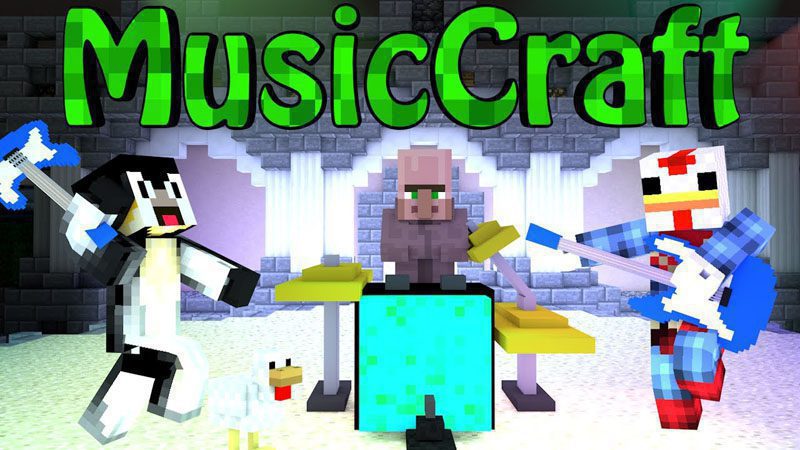 MusicCraft Mod 1.12, 1.11.2 (Epic In-Game Instruments) 1