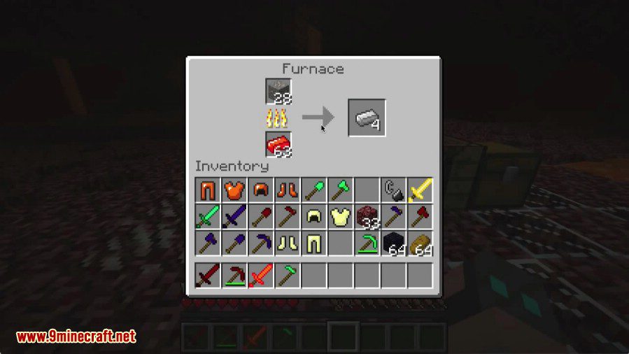 Netherrocks Mod (1.20.1, 1.19.2) - Nether Ores, Armor, Tool 7