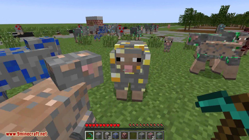 Ore Sheep Mod 1.12.2, 1.7.10 (Sheep Can Eat Any Block) 11