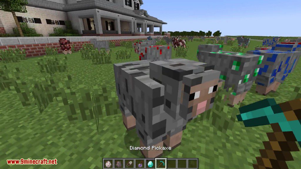 Ore Sheep Mod 1.12.2, 1.7.10 (Sheep Can Eat Any Block) 10