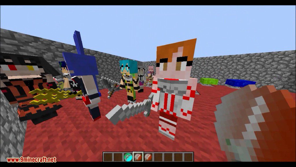 OtakuCraft Mod 1.7.10 (Anime Weapons, Armor) 13