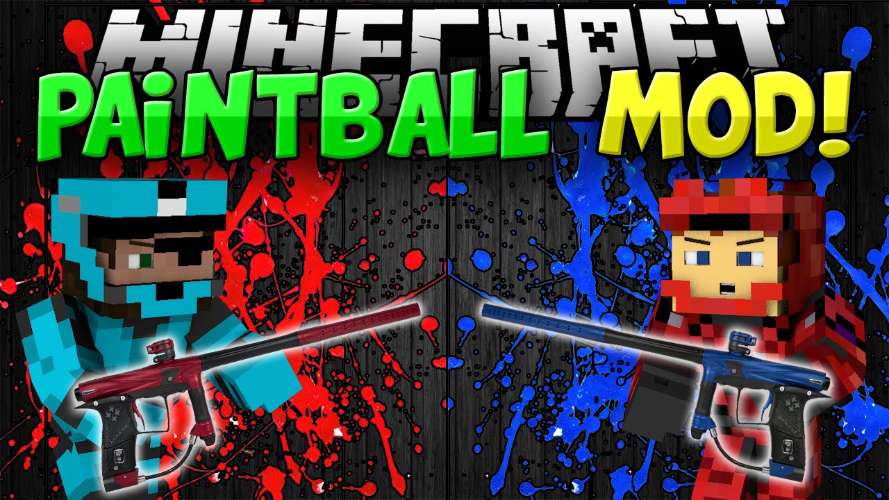 Paintball Mod 1.8, 1.7.10 (Explode Their Base) 1