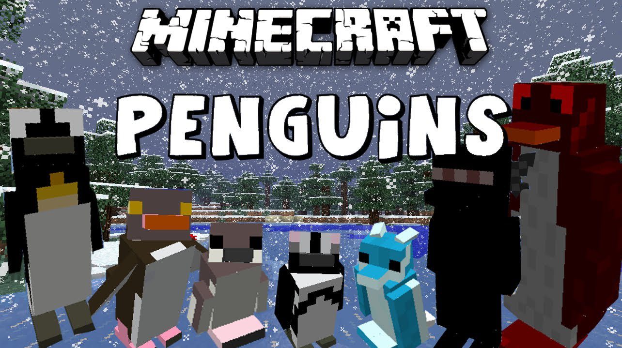 Rancraft Penguins Mod 1.7.10 (Breed All Types of Penguins) 1