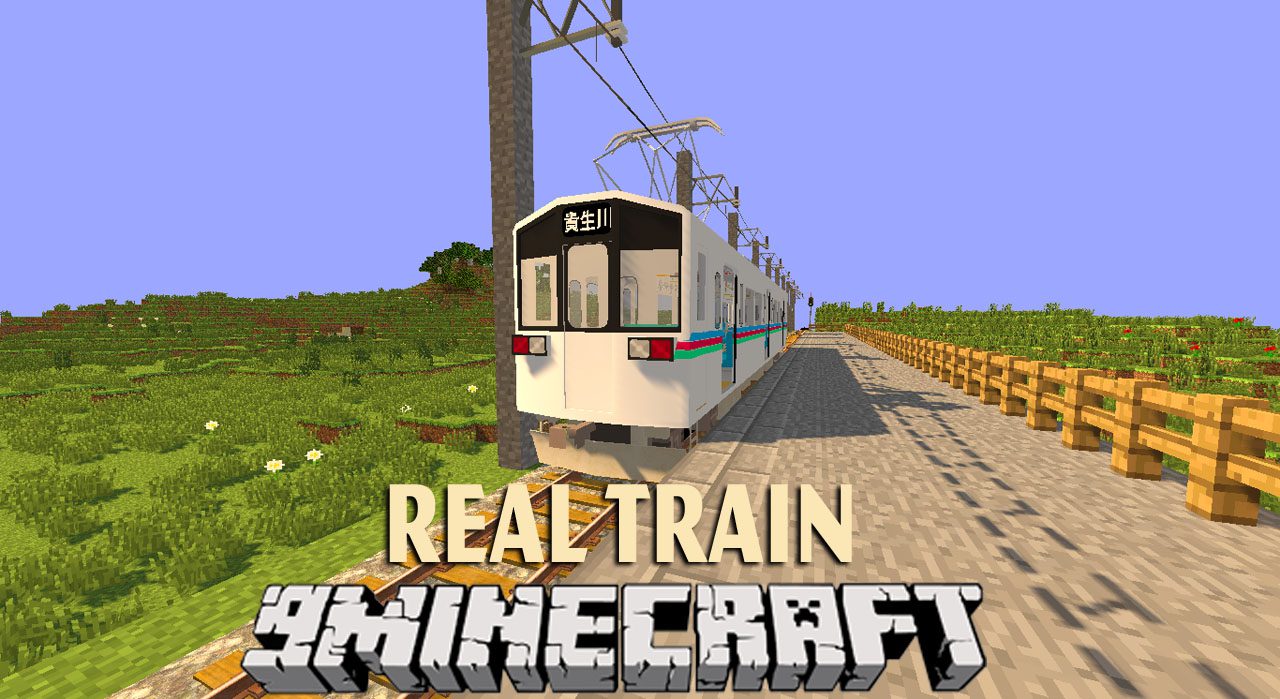 Real Train Mod 1.12.2, 1.10.2 (Realistic Japanese Style Railways) 1