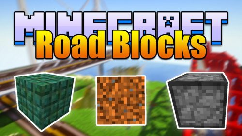 Roadblocks Mod 1.7.10 (Create Actual Roads in Game) Thumbnail