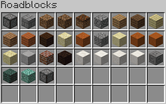 Roadblocks Mod 1.7.10 (Create Actual Roads in Game) 10