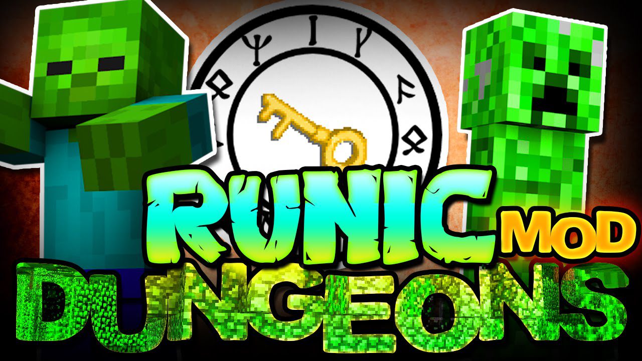Runic Dungeons Mod 1.7.10 (Epic Loot from Dungeon Rooms) 1