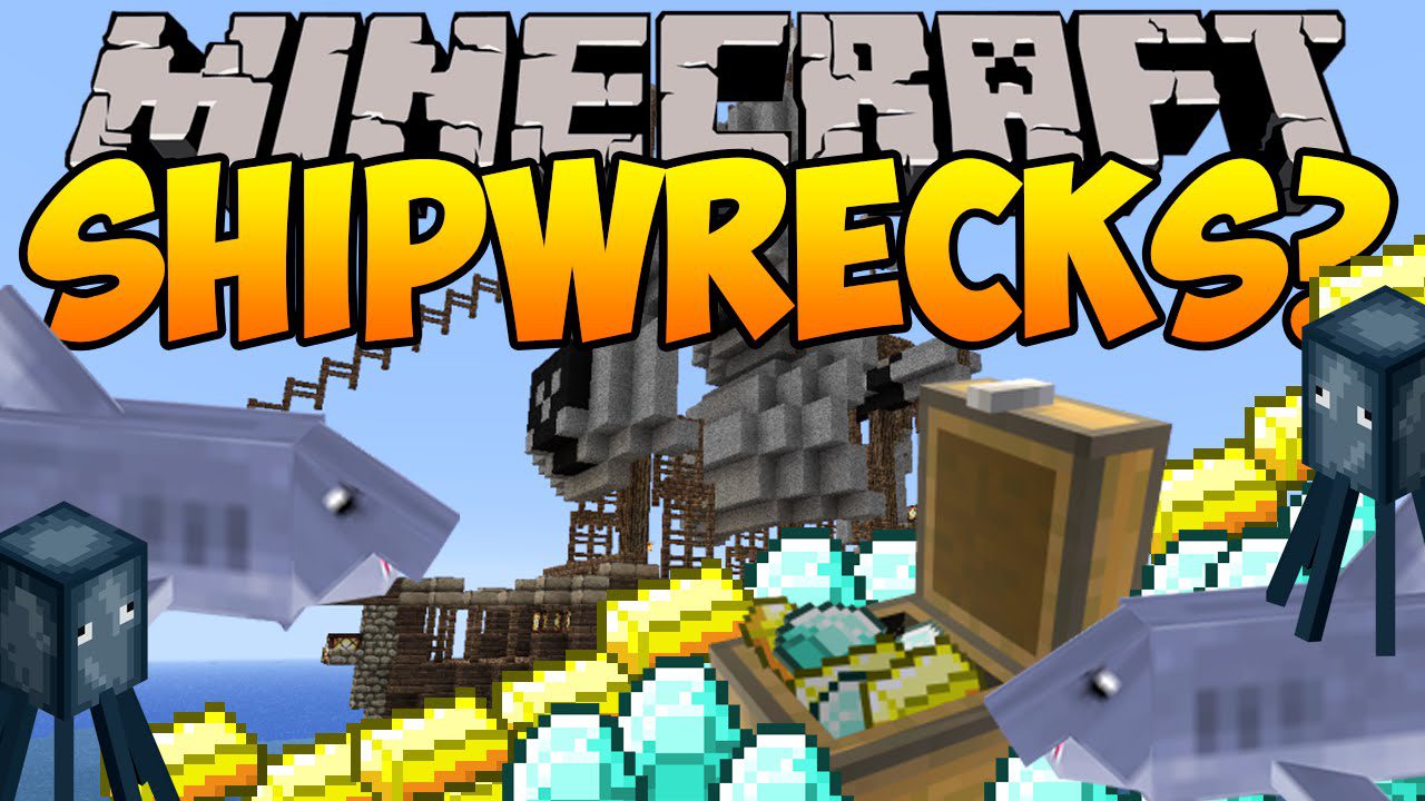 Shipwrecks Mod 1.12.2, 1.11.2 (It's A Pirates Life for You) 1