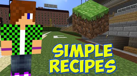 Simple Recipes Mod 1.7.10 1