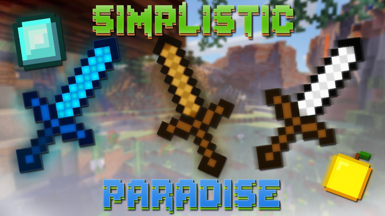 Simplistic Paradise Resource Pack 1.11.2, 1.10.2 1