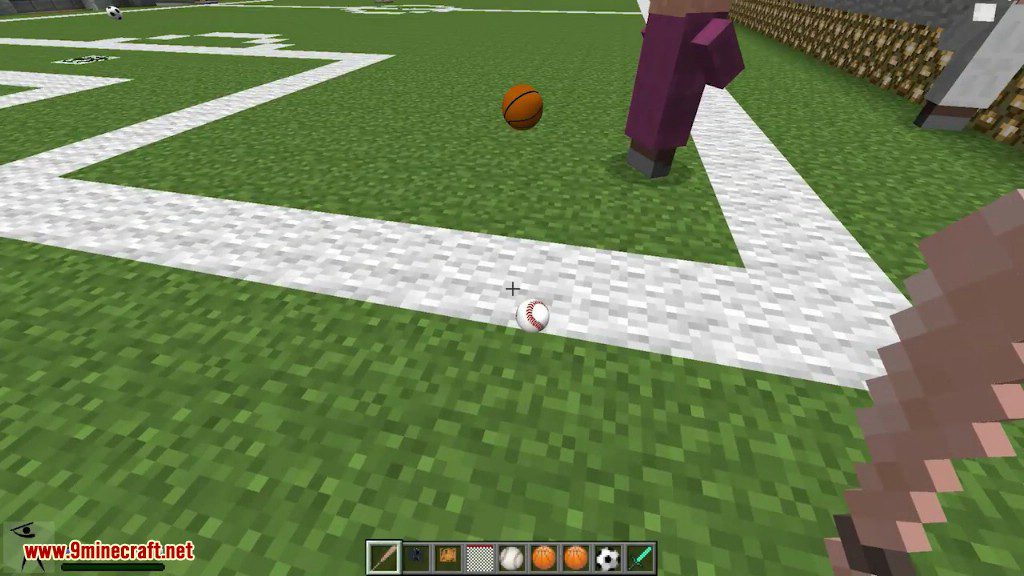 Sports Mod 1.7.10 (Football, Basketball, Tennis, Baseball) 22