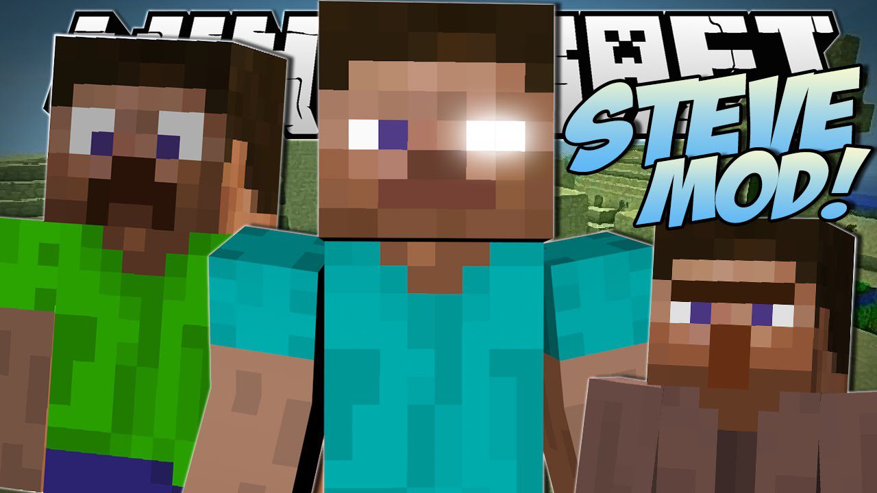 SuperYoshiGold's Steve Mod 1.7.10 (Lot's of Steves) 1