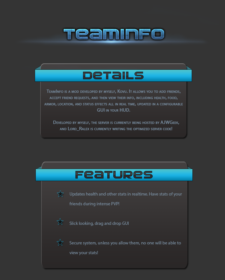 TeamInfo Mod 1