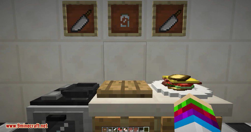 The Kitchen Mod 1.7.10 (Sandwiches, Ovens, Knifes and more) 2