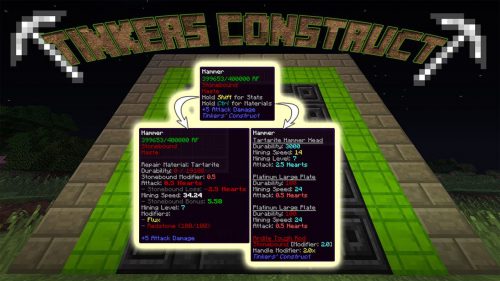TiC Tooltips Mod 1.7.10 (Tooltips to Tinkers’ Construct Tools) Thumbnail
