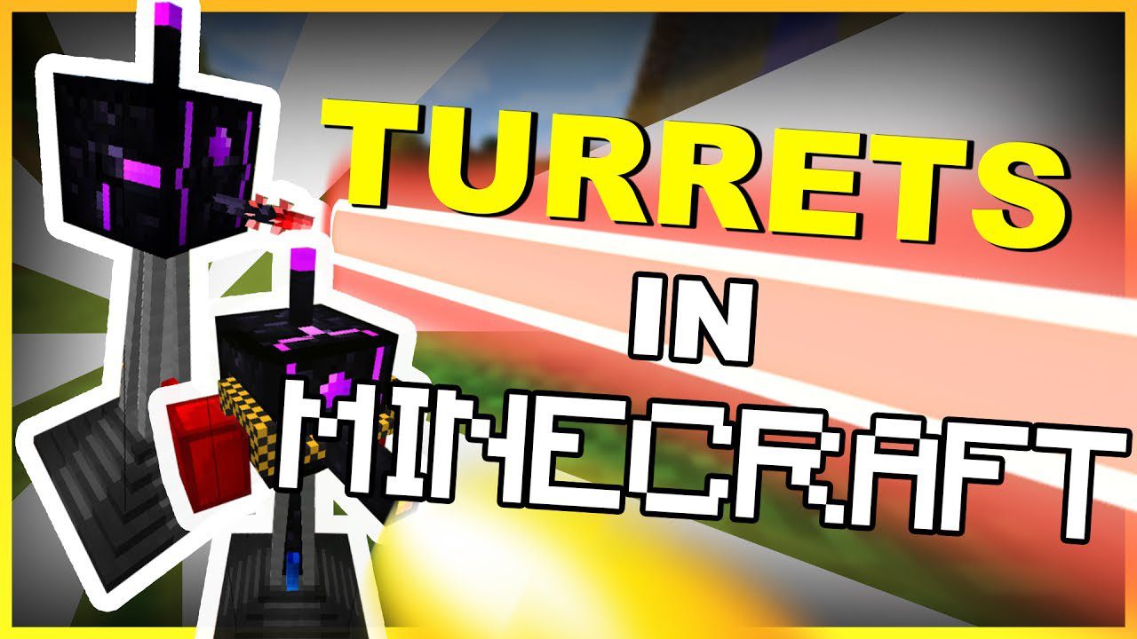 Turret Rebirth Mod 1.12.2, 1.11.2 (Robots That Protect Your Base) 1