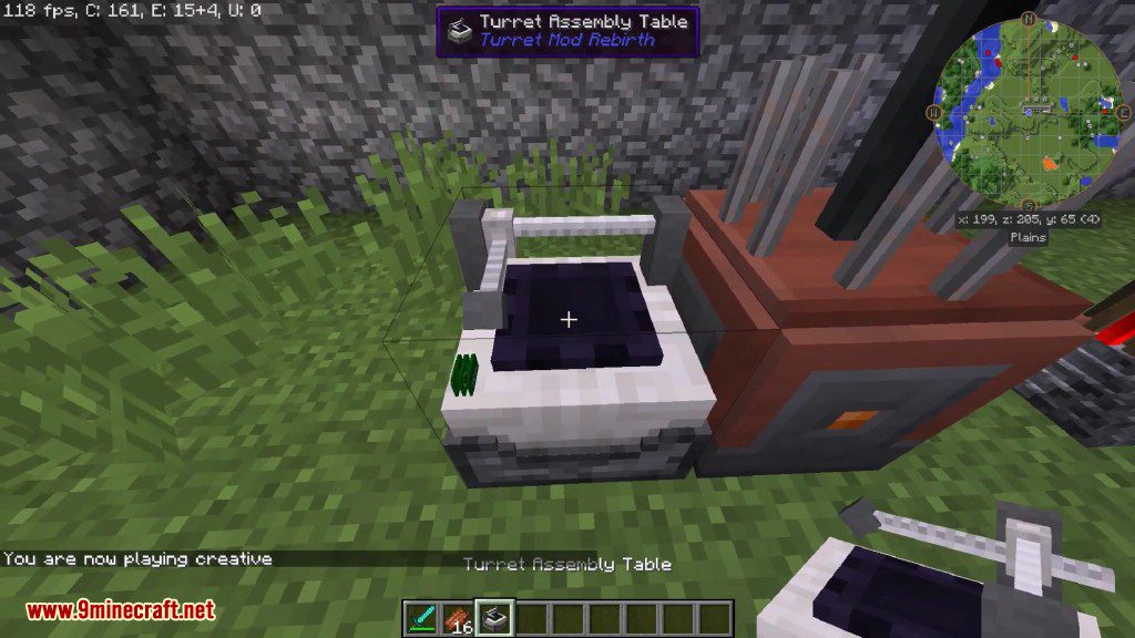 Turret Rebirth Mod 1.12.2, 1.11.2 (Robots That Protect Your Base) 16