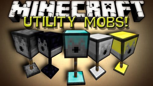 Utility Mobs Mod 1.7.10 (Epic More Golems, Mob Destroying Turrets) Thumbnail