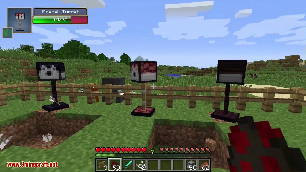 Utility Mobs Mod 1.7.10 (Epic More Golems, Mob Destroying Turrets) 72