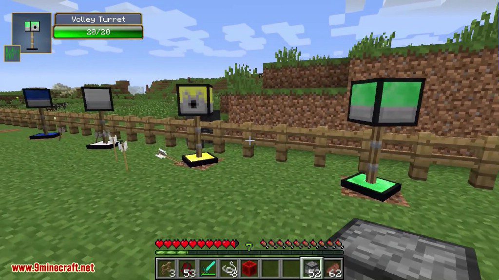 Utility Mobs Mod 1.7.10 (Epic More Golems, Mob Destroying Turrets) 74