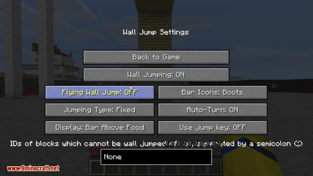 Wall Jump Mod 1.8, 1.7.10 (Bounce off Walls) 4