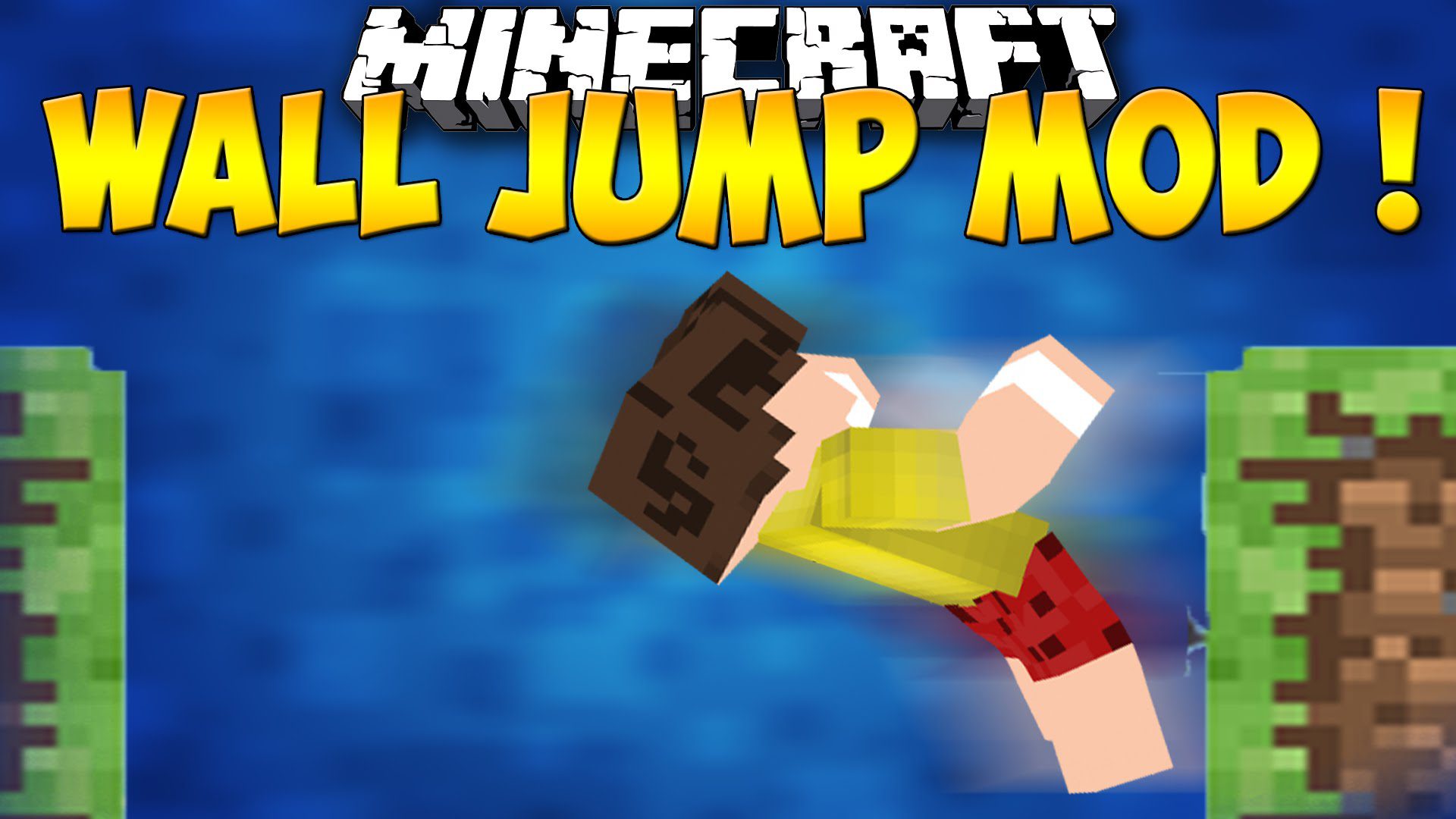 Wall Jump Mod 1.8, 1.7.10 (Bounce off Walls) 1