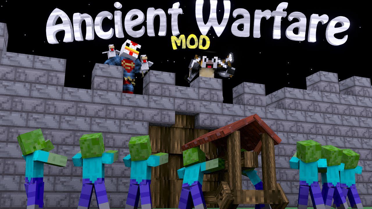 Ancient Warfare Mod 1.12.2, 1.7.10 (NPCs, Farms, Quarries) 1