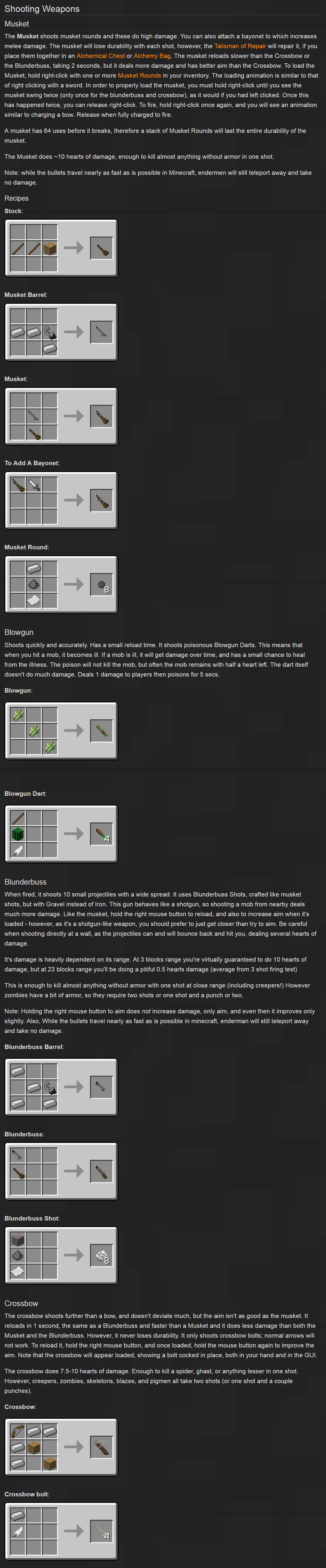 Balkon's Weapon Mod 1.7.10 (Epic Guns, Cannons, Knives) 28