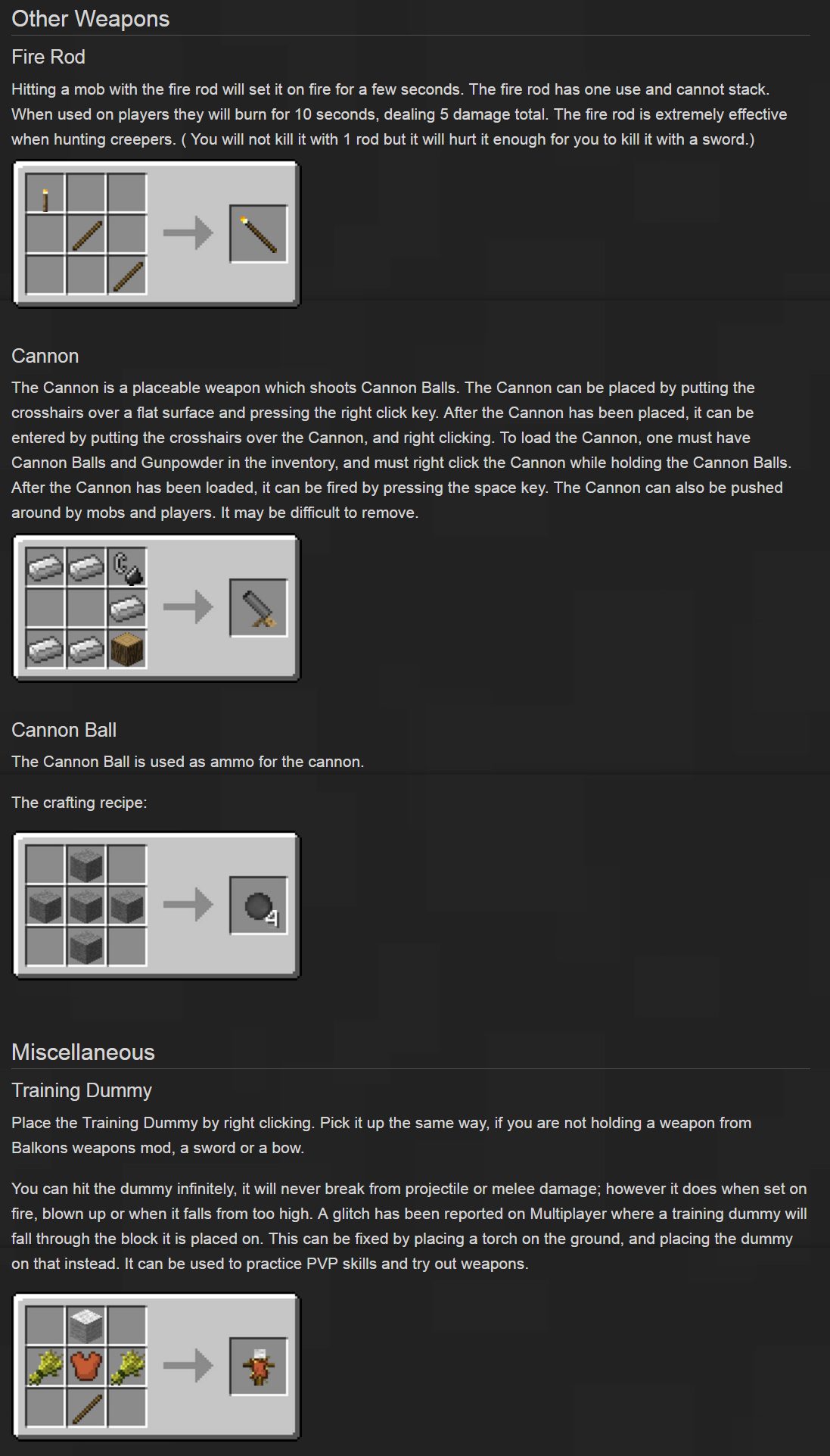 Balkon's Weapon Mod 1.7.10 (Epic Guns, Cannons, Knives) 29