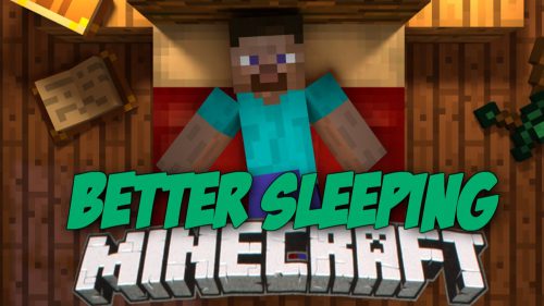 Better Sleeping Mod 1.10.2, 1.7.10 (Sleep Any Time) Thumbnail