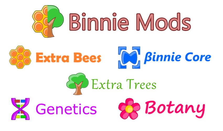 Binnie's Mods 1.12.2, 1.11.2 (Extra Bees, Extra Trees, Genetics, Botany) 1