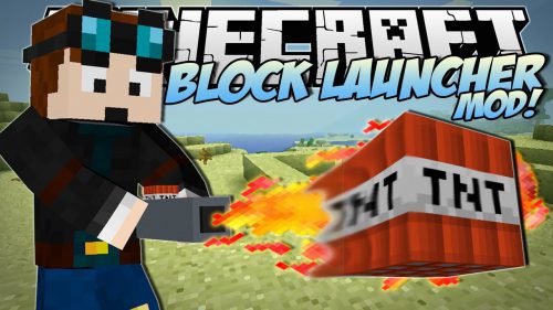 Block Launcher Mod 1.12, 1.11.2 (Fire Any Blocks to Kill) Thumbnail