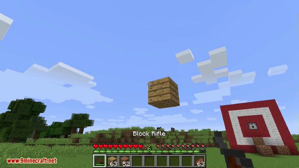 Block Launcher Mod 1.12, 1.11.2 (Fire Any Blocks to Kill) 8