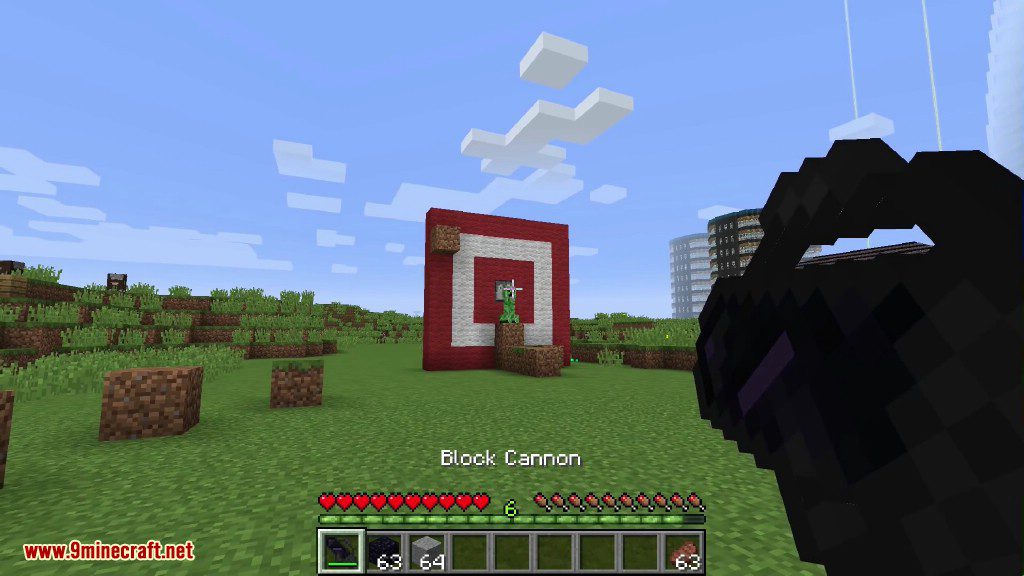 Block Launcher Mod 1.12, 1.11.2 (Fire Any Blocks to Kill) 9