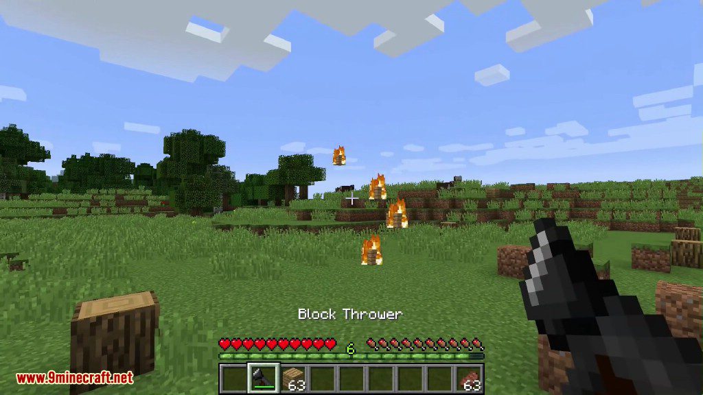 Block Launcher Mod 1.12, 1.11.2 (Fire Any Blocks to Kill) 12