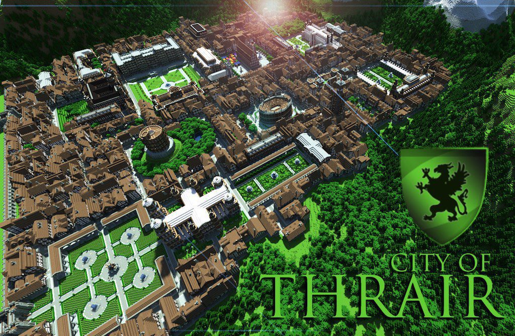 City of Thrair Map 1.12.2, 1.11.2 for Minecraft 1