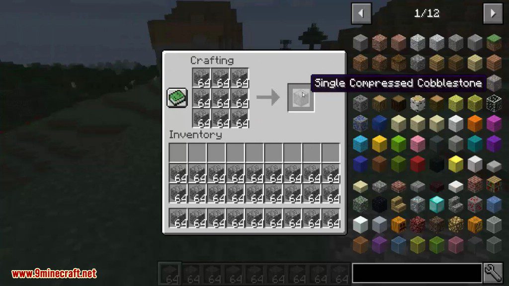 Compression Mod 1.12.2, 1.7.10 (Compress Many Blocks) 12