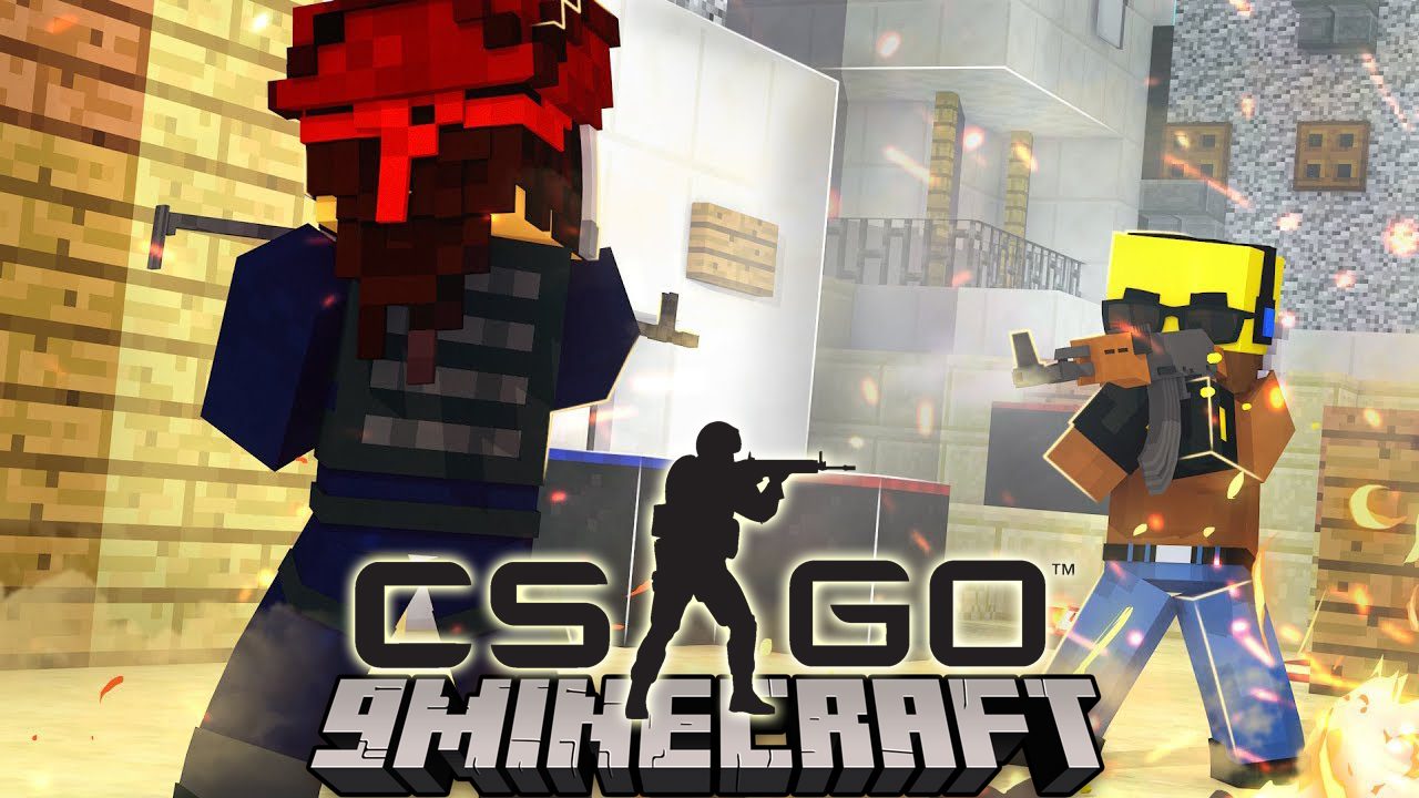 Counter Strike Global Offensive Mod (1.7.10) - CSGO in Minecraft 1