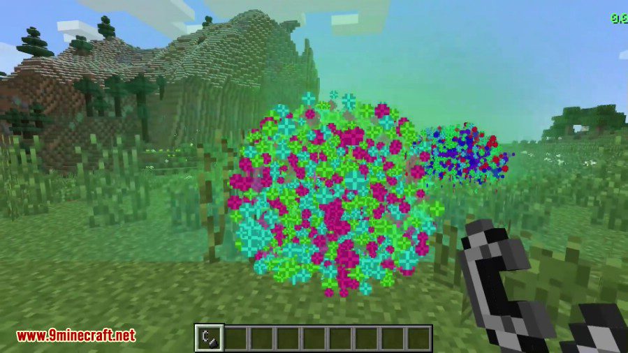 Creeper Confetti Mod (1.19.3, 1.18.2) - Rainbow Explosions 5